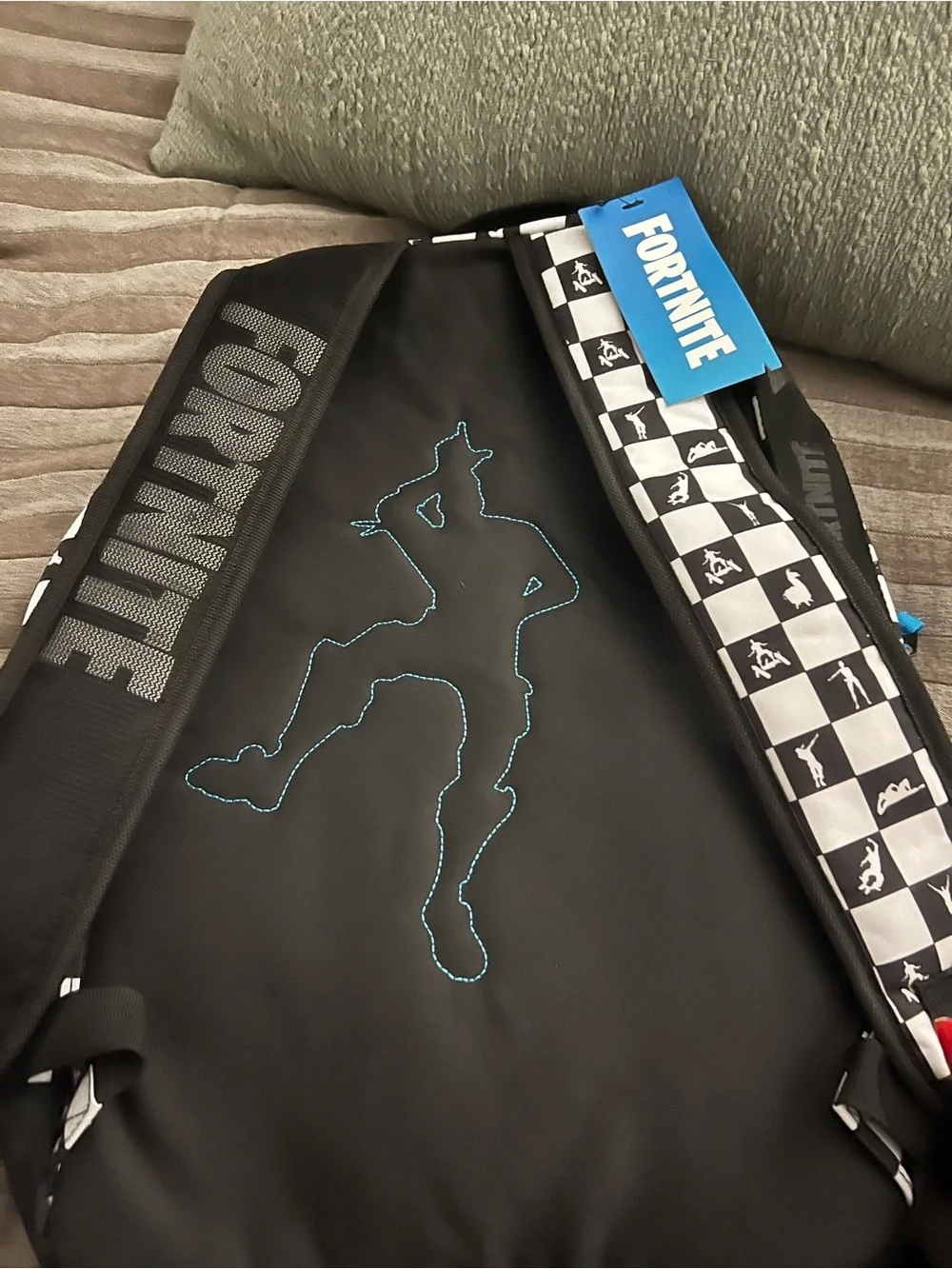 Fortnite Black & White School Backpack NWT
